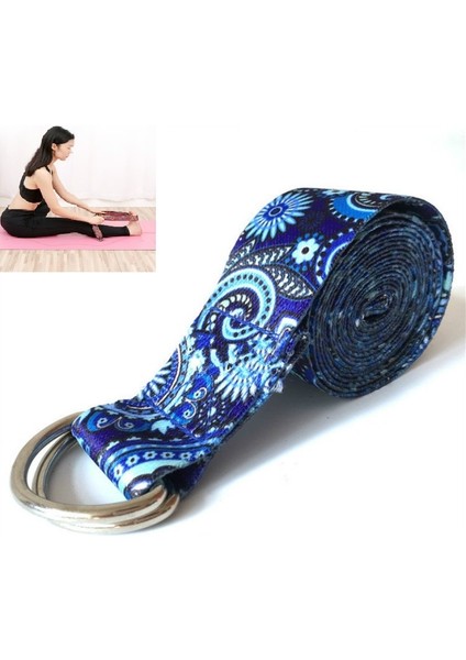 Renk Desen Streç Bant Yoga Streç Bant, Boyutu: 185 x 3.8 cm (Mavi) (Yurt Dışından) modelleri