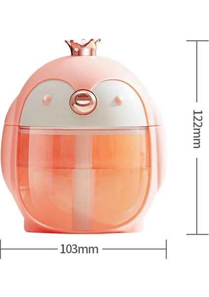 H02 Sevimli Pet Penguen Mini USB Hava Nemlendirici Ev - Pembe (Yurt Dışından) fırsatları