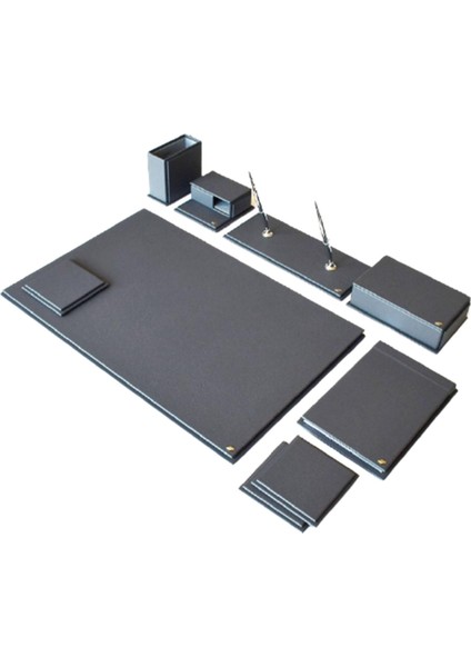 3850-115 Sorty Suni Deri Sümen Takımı Antrasit