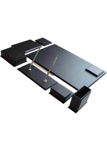 3850-116 Sorty Suni Deri Sümen Takımı Marine Siyah