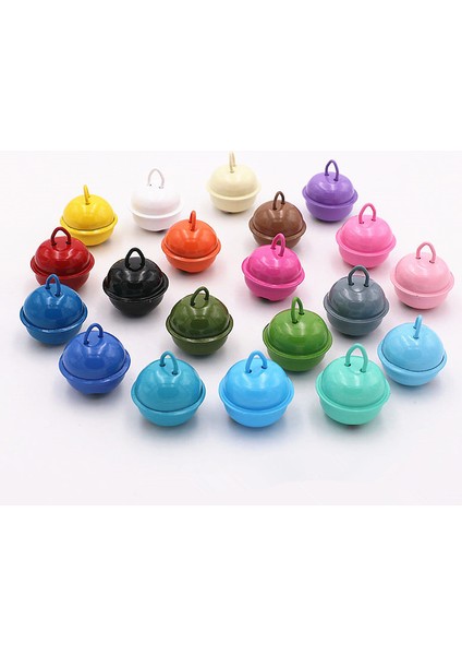 20'li 22 mm Renkli Jingle Bells Yılbaşı Süsleri (Yurt Dışından)