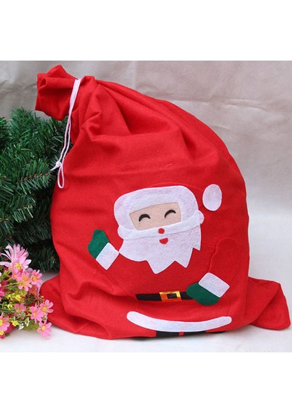 3'lü Noel Baba Şeker Çantaları Noel Süslemeleri (Yurt Dışından) fırsatları