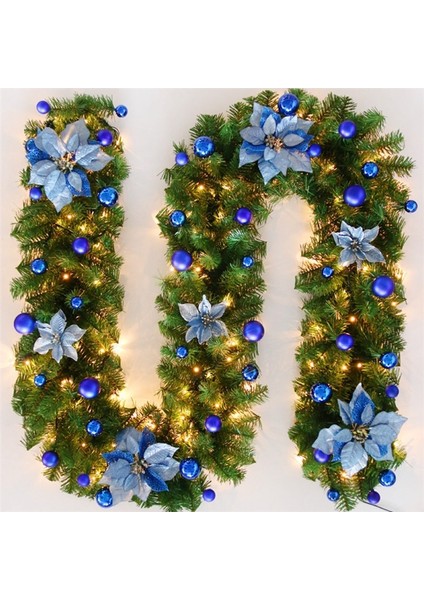 2.7 m LED Işık Noel Rattan Çelengi (Yurt Dışından)