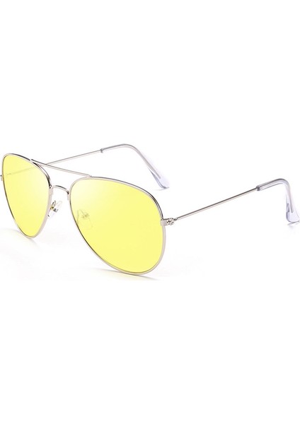 Ms Dazzle Renk UV400 Şık Polarize Güneş Gözlüğü Sarı (Yurt Dışından)