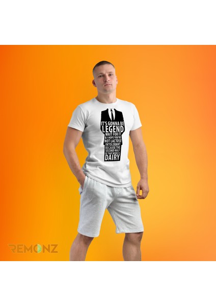 Barney Stinson Baskılı %100 Pamuk Oversize T-Shirt Büyük Beden Tişört