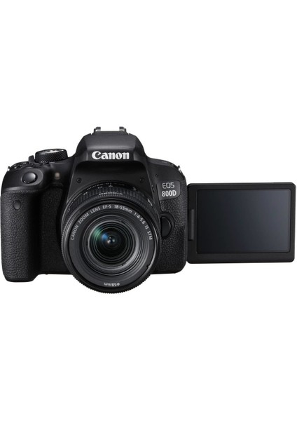 EOS 800D + EF-S 18-55mm f/4-5.6 IS STM Fotoğraf Makinesi