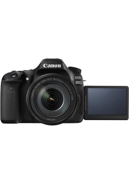 EOS 80D + EF-S 18-135mm f/3.5-5.6 IS Nano USM Fotoğraf Makinesi