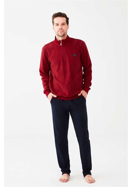 Erkek Bordo Eşofman Takımı
