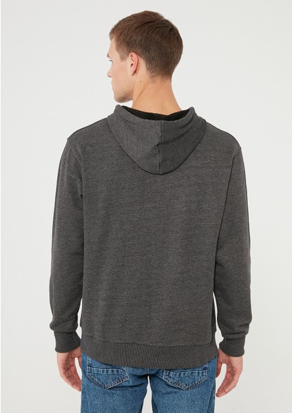 Erkek Baskılı Gri Sweatshirt 067150-35059 fırsatları