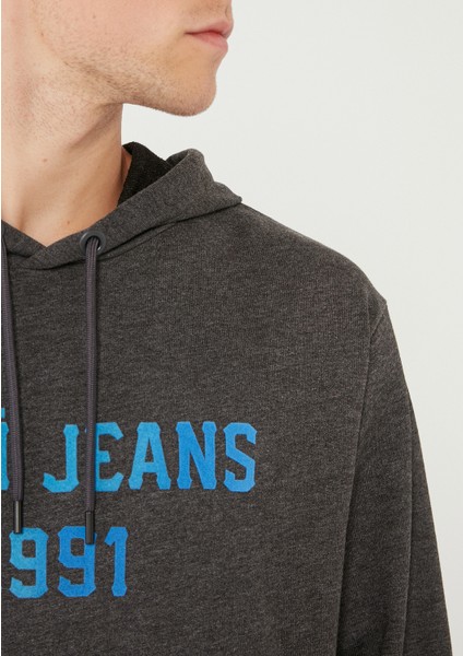 Erkek Baskılı Gri Sweatshirt 067150-35059 indirimleri