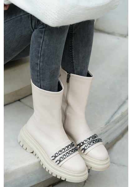 Bej Zincirli Kadın Bot