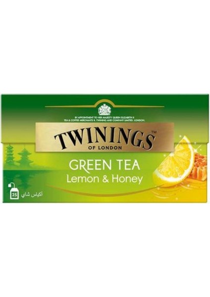 Twınıngs Green Tea Lemon  Honey 25P 40 gr