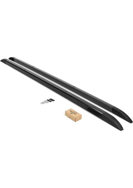 Ford Tourneo Custom Long (Uzun şasi) 2013-2023 Tavan Çıtası Flush Siyah