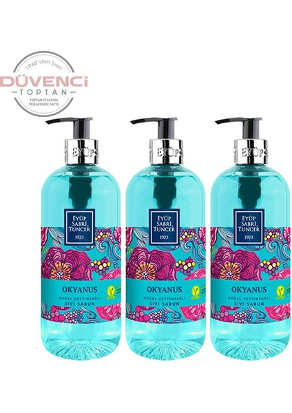 Doğal Zeytinyağlı Sıvı Sabun Okyanus 500 ml x 3 fiyatları
