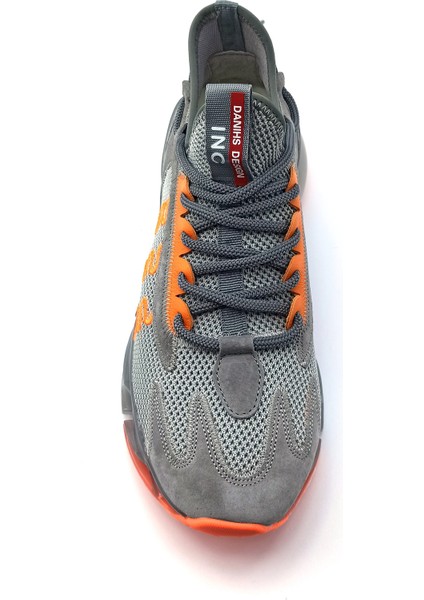 21K403 Gri Erkek Sneaker Spor Ayakkabı