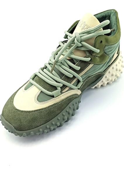 21K320-1 Yeşil Kadın Sneaker Ayakkabı modelleri