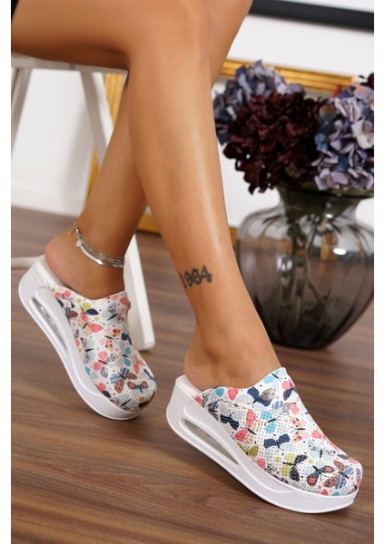 Blue Ortopedı Pastel Kelebek Airmax Sabo Terlik fiyatları