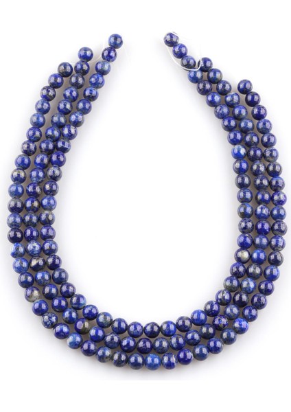 Lapis Lazuli ( Aa Kalite ) Doğal Taş Dizi 8 mm Küre Kesim
