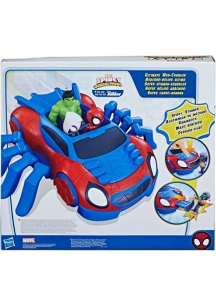 Marvel Spidey And His Amazing Friends Web-Crawler Büyük Örümcek Araç F1460