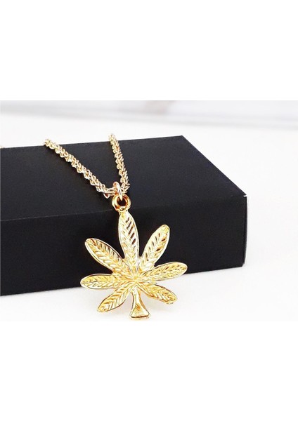 Marijuana Altın Kaplama Erkek Kolye fiyatları