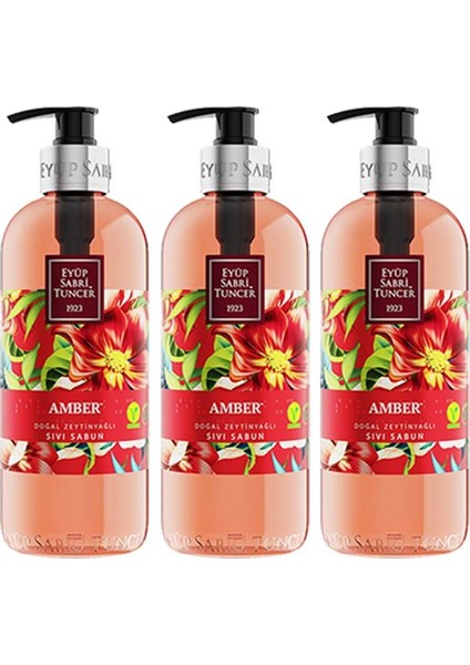 Amber Sıvı Sabun 500 ml x 3