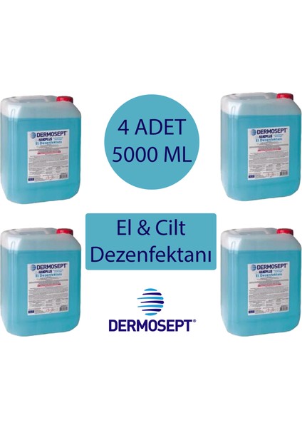 Handplus El Dezenfektanı 5000 ml x 4 Adet