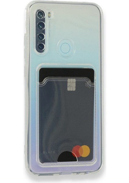 Xiaomi Redmi Note 8 Kılıf Şeffaf Kartvizitli Kamera Korumalı Silikon - Şeffaf fiyatları