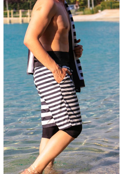 Erkek Tesettür Deniz Şortu S2102 fırsatları