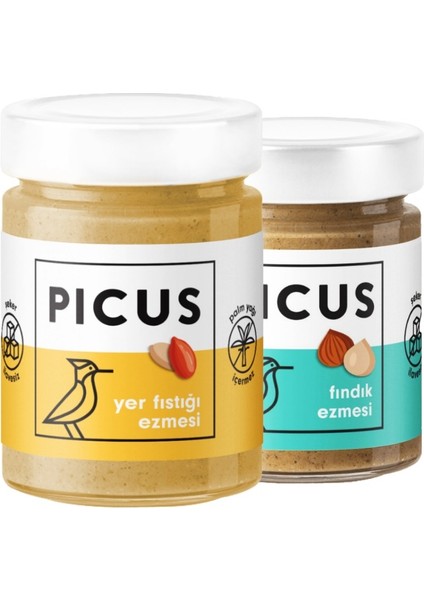 Fındık Ezmesi 195 gr - Fıstık Ezmesi 300 gr