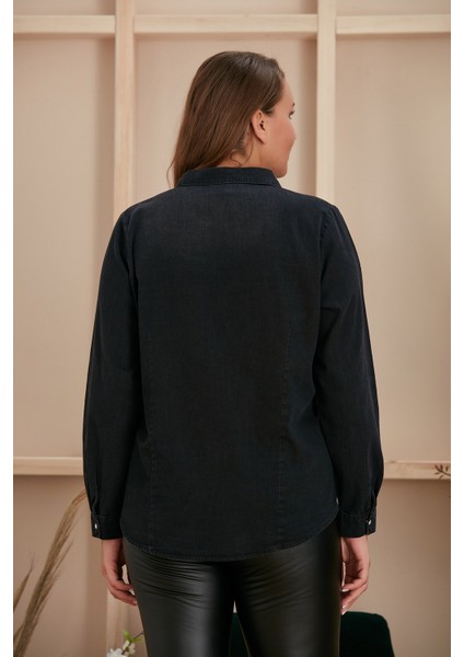 Büyük Beden Tensel Füm Gömlek fiyatları