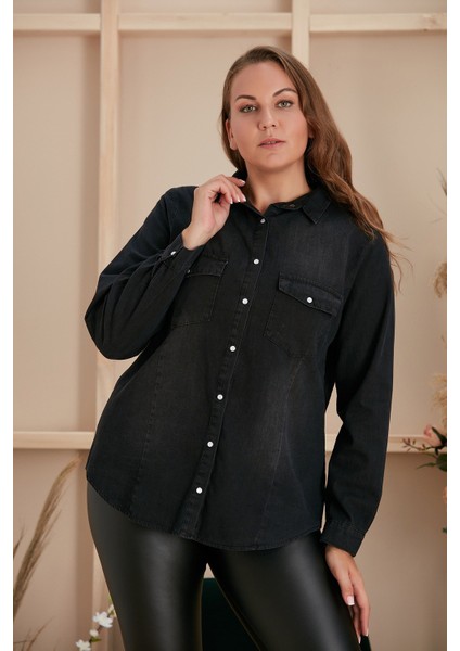 Büyük Beden Tensel Füm Gömlek fırsatları