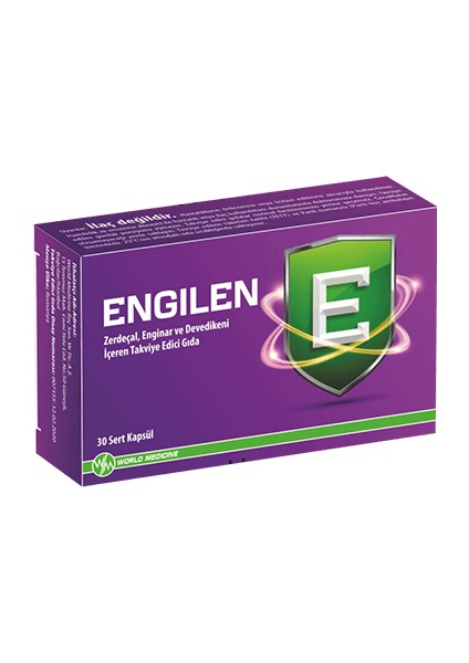 Zerdeçal,Enginar ve Devedikeni İçeren Takviye Edici Gıda 30 Kapsül