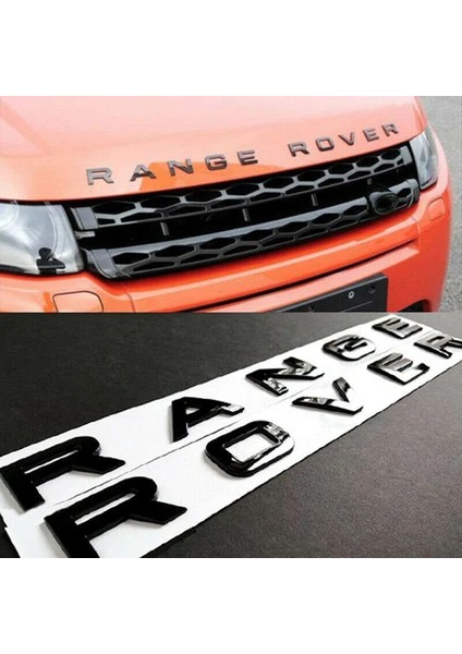 Range Rover Ön Arka Bagaj Yazısı Siyah Ithal