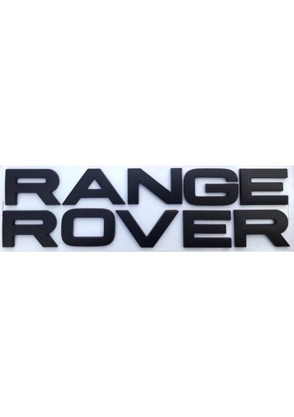 Range Rover Ön Arka Bagaj Yazısı Siyah Ithal