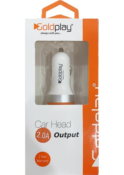 5 Volt 2.0 Amper ( Çift USB ) Araç Şarj Başlığı