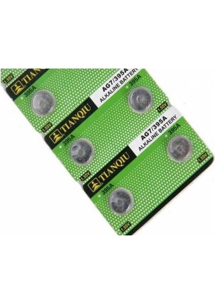 Alkalin Ag7 Pil LR927H/395A Saat Pili Terazi Tartı Oyuncak Pili