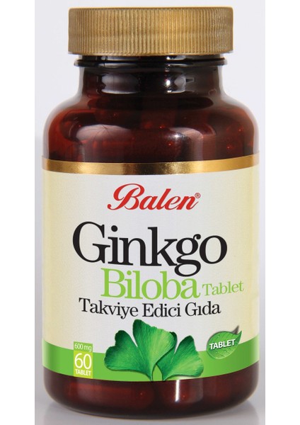 Ginko Biloba Tablet 60 Adet