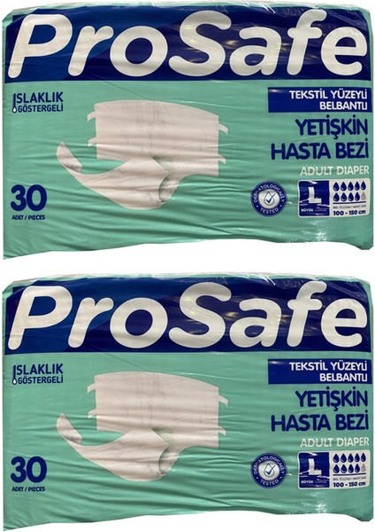 Hasta Alt Bezi Belbantlı Large (30'lu x 2 = 60 Adet)