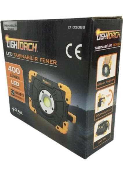 Lightorch LT03088 Taşınabilir LED Fener 400 Lümen fırsatları