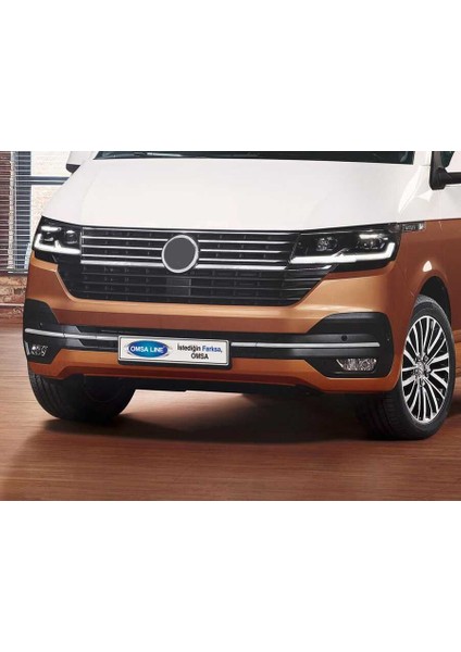 VW T6.1 Caravelle Krom Ön Tampon Alt Izgara 4 Parça 2020 ve Sonrası