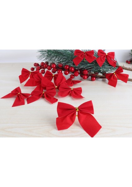 Yılbaşı Çam Ağacı Süsü Fiyonk 12 Li 5 cm