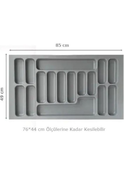 Çekmece Içi 85X49 Kaşıklık Bıçaklık Mutfak Çekmece Içi Ücretsiz Kesim