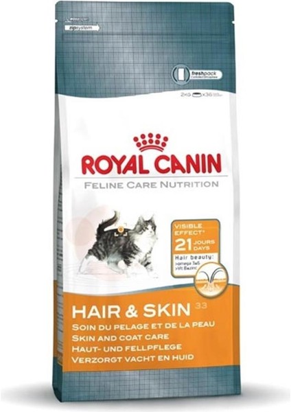 Royal Canin Hair Skin Hassas Tüylü Kediler Için Mama 4 kg modelleri