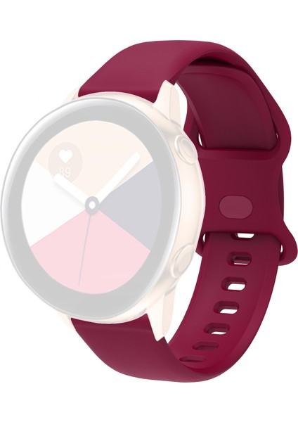 Huawei Saat İçin 3 Silikon Yedek Kordon Band 20 mm (Yurt Dışından)