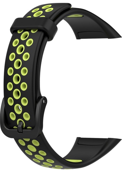 Huawei Band 6 / Honor Band 6 İçin Nefes Silikon Kayışı (Yurt Dışından) fırsatları
