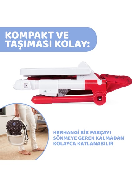 Chairy Dönüştürülebilir Yükseltici Mama Sandalyesi / Lady Bug