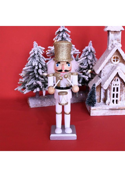 10 İnç Ahşap Fındıkkıran Bebek Asker El Işi Noel Süsler (Yurt Dışından) fiyatları