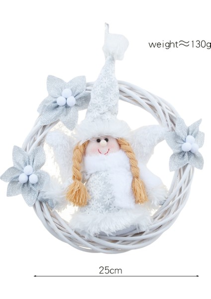25 cm Yılbaşı Çelengi Yılbaşı Ağacı Kolye (Yurt Dışından) indirimleri