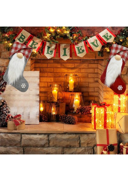 Noel Dekorasyonu Noel Çorapları Şeker Torbası (Yurt Dışından) fırsatları