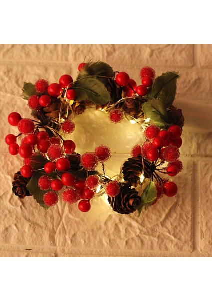 10 cm Noel Dekorasyonu Noel Çelengi (Yurt Dışından) modelleri